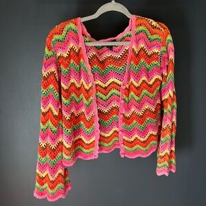 Vintage crochet sweater